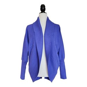 Aritzia Wilfred Diderot Blue Cocoon Cardigan Sweater